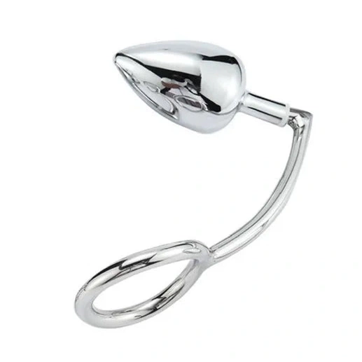 Set Stainless 4663 DiscreetChoice Ring Steel Anal with Cock Hook 1120